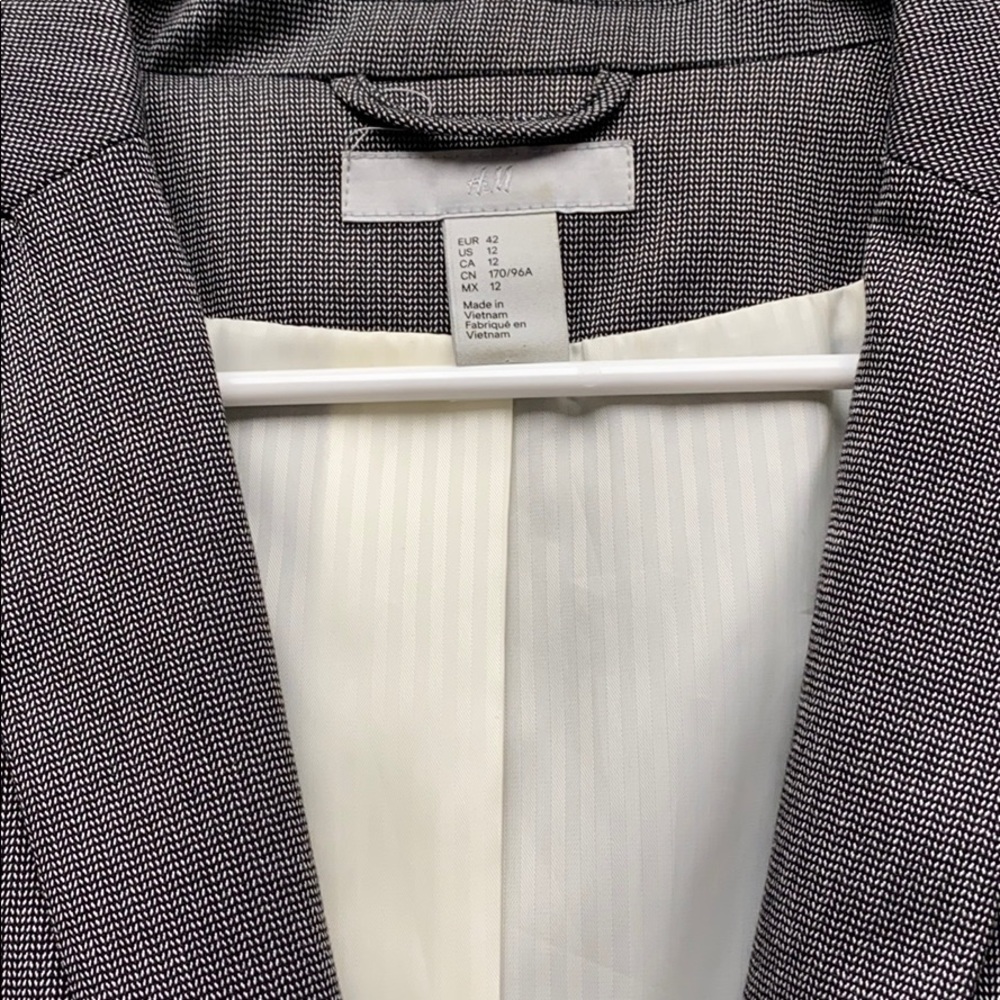 H&M herringbone blazer new condition
